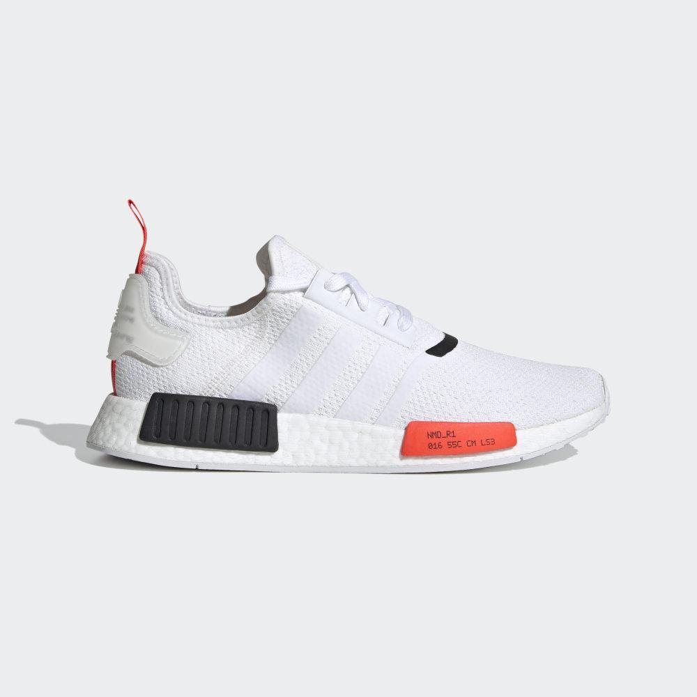 Originals Adidas NMD_R1 Dama Romania - Albi/Rosii/Negrii EH0045